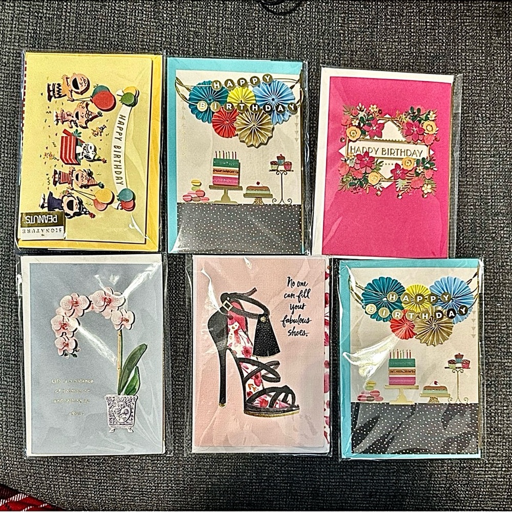 Hallmark cards with crystals and beads retail $8.99 each